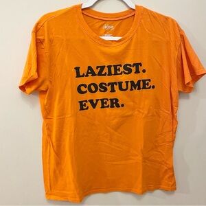 Halloween Laziest Costume Ever tshirt LARGE